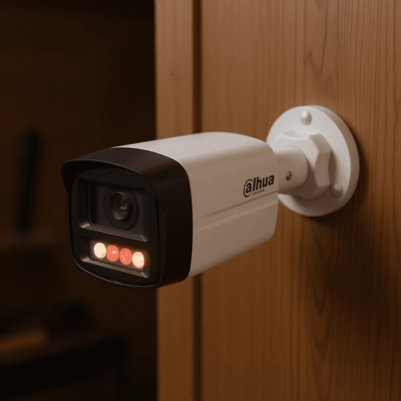 دوربین داهوا DH-IPC-HFW1239TL1-A-IL – 2MP با Starlight و PoE برای ضبط رنگی در شب